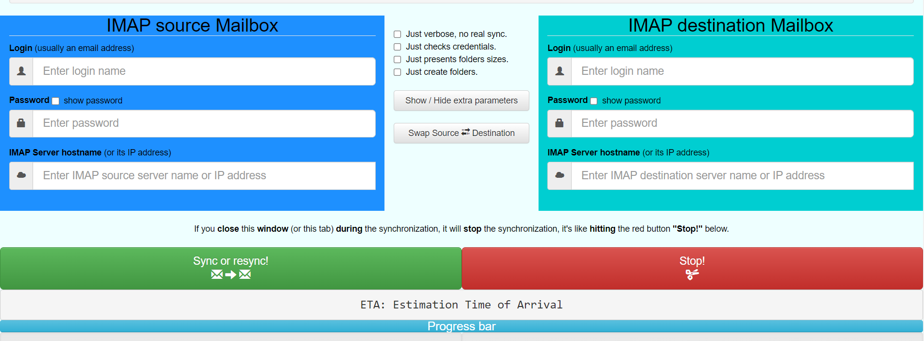 IMAP Sync Tool Email Transfer